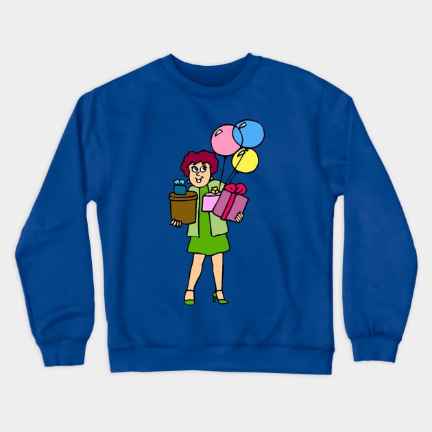 I'm Just Here For The Party Crewneck Sweatshirt by 90s Vintage Clothes